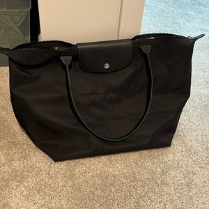 Black Longchamp Bag - Medium, Nylon
